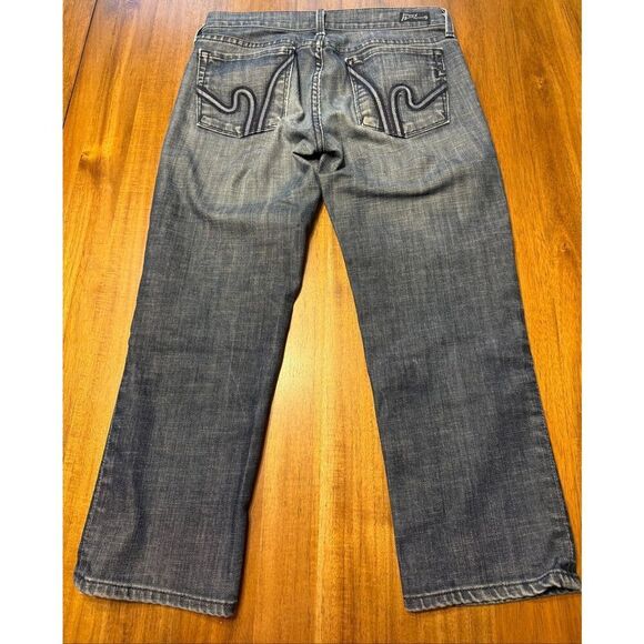 CITIZENS OF HUMANITY WIMBLEDON 254 STRETCH CROPPED KELLY-W26 - Picture 3 of 11